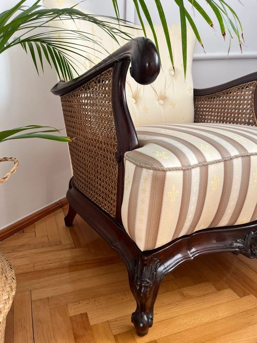 Fotele i stolik ludwik