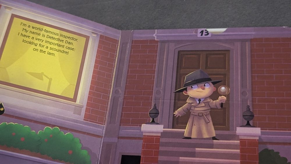 Дитяча книжка картонка Detective Dan's Incredible Caper англійська
