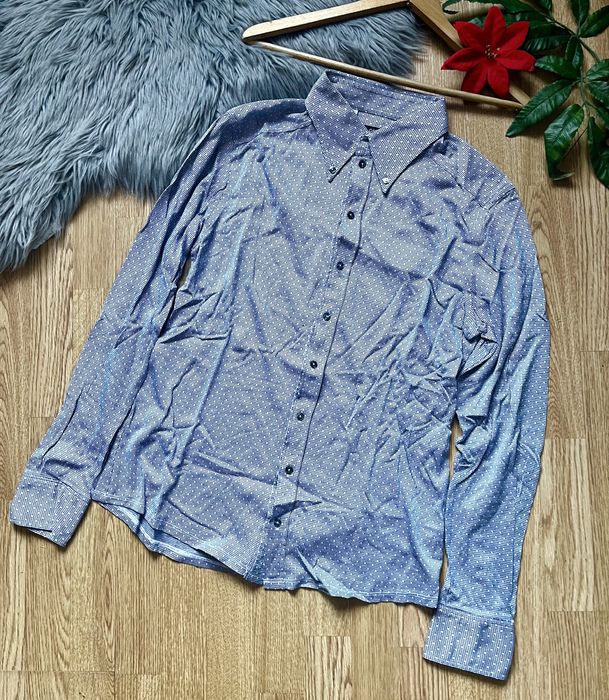 Dolce & Gabana koszula bawełniana 42 S/M niebieska markowa
