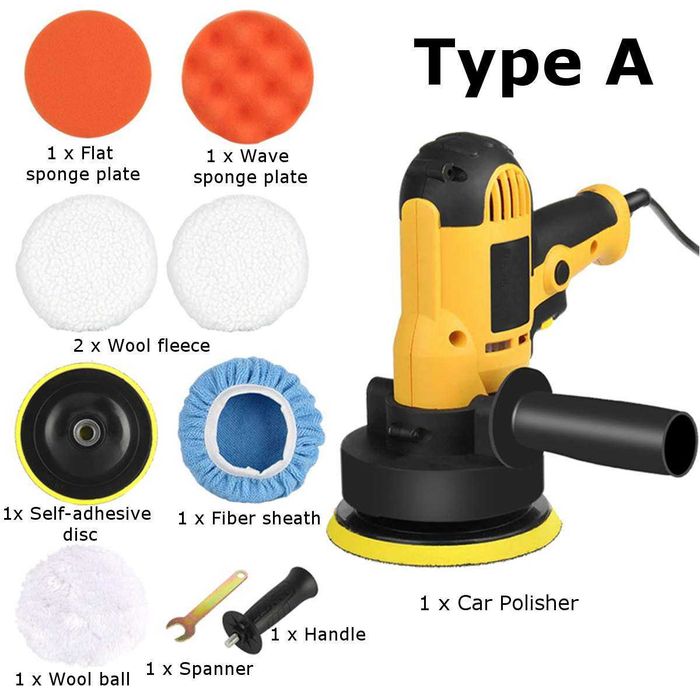 F239 Polidora 800W Profissional Carros 5 Velocidades Encerar