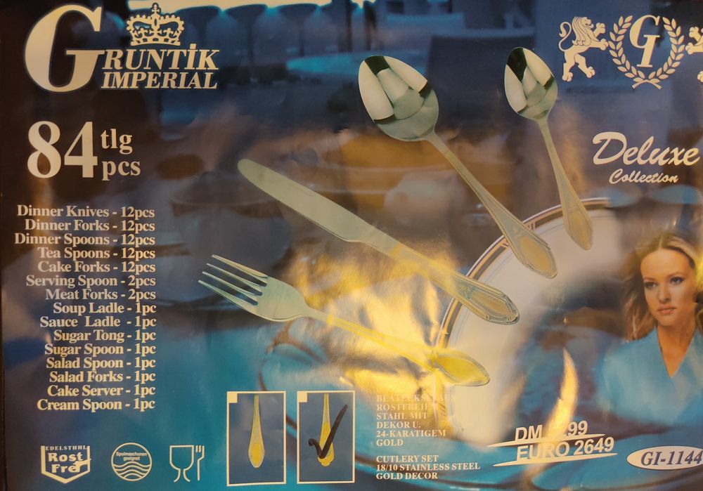 Столовый набор" GRUNDIK IMPERIAL"84"