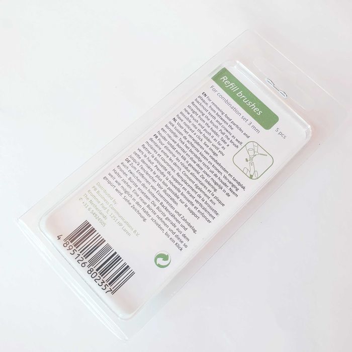 Końcówki dentystyczne do czyszczenia zębów set; 3mm - 5 sztuk