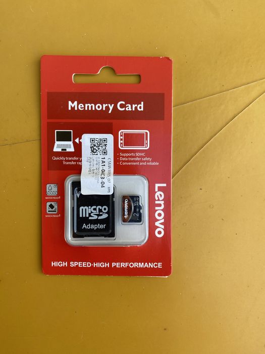 Cartao memoria embalado