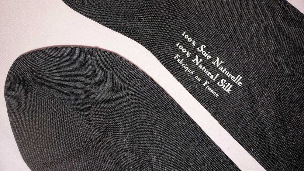 Christian Dior Шелковые гольфы Made in France плоский шов носки