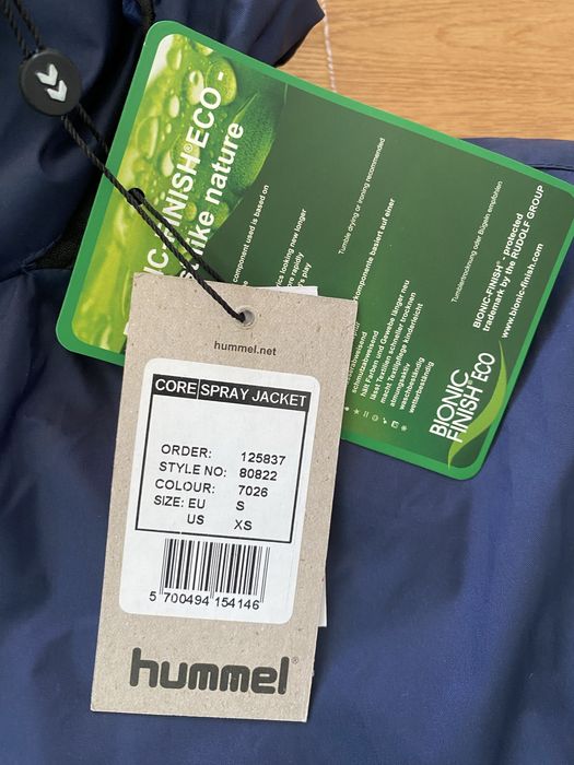 Hummel core spray jacket męska kurtka sportowa wiatrówka rozmiar S