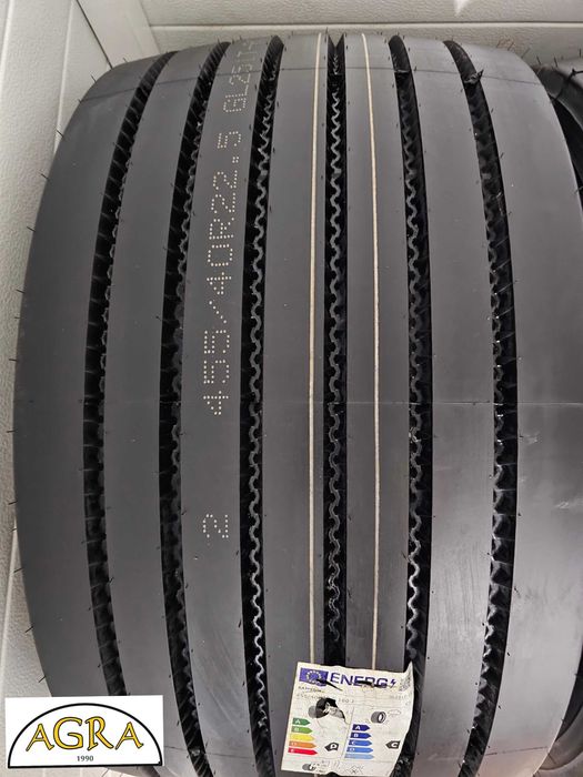 455/40R22.5 (1120netto) SAMSON  opona nowa naczepa mega mocna