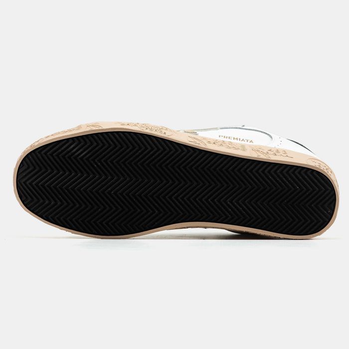 Кроссовки Premiata Steven White Black Beige Мужские оригинал новые