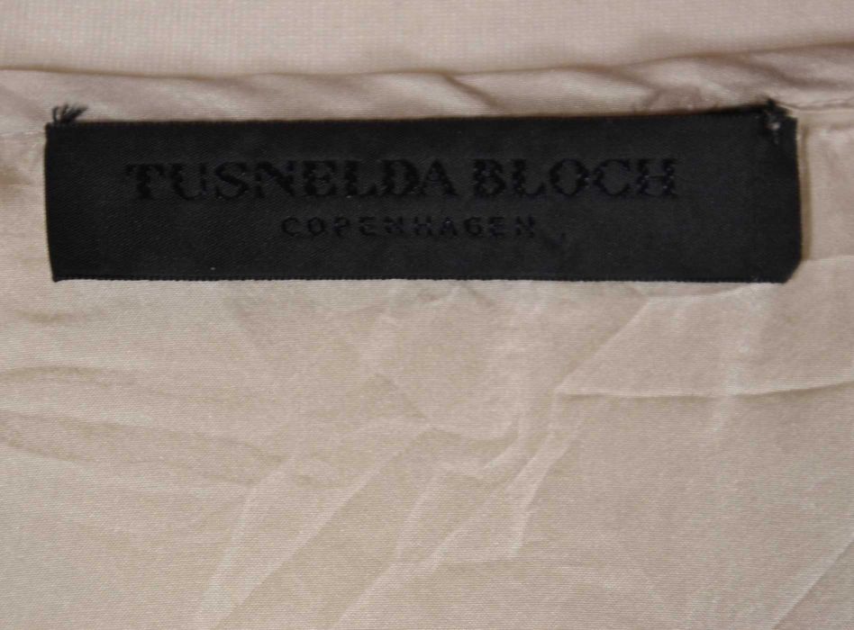 TUSNELDA Bloch Jedwabna Wiązana Bluzka Damska 36 Oryginalna Super Stan