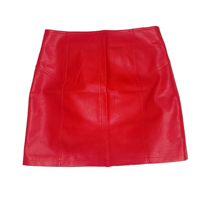 Яскрава спідниця з штучної шкіри Vero Moda (L)