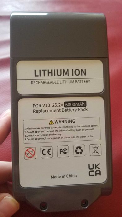 Akumulator do DYSON V10 bateria 6000 mAh SV12 Litowo-Jonowa Nowa Cyclone Animal Pro Absolute + FILTR