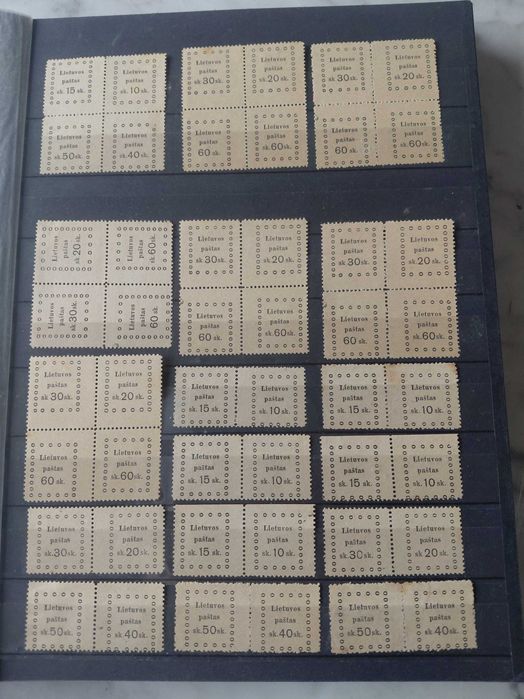 Pierwsze znaczki Litwa 1919r Kaunas