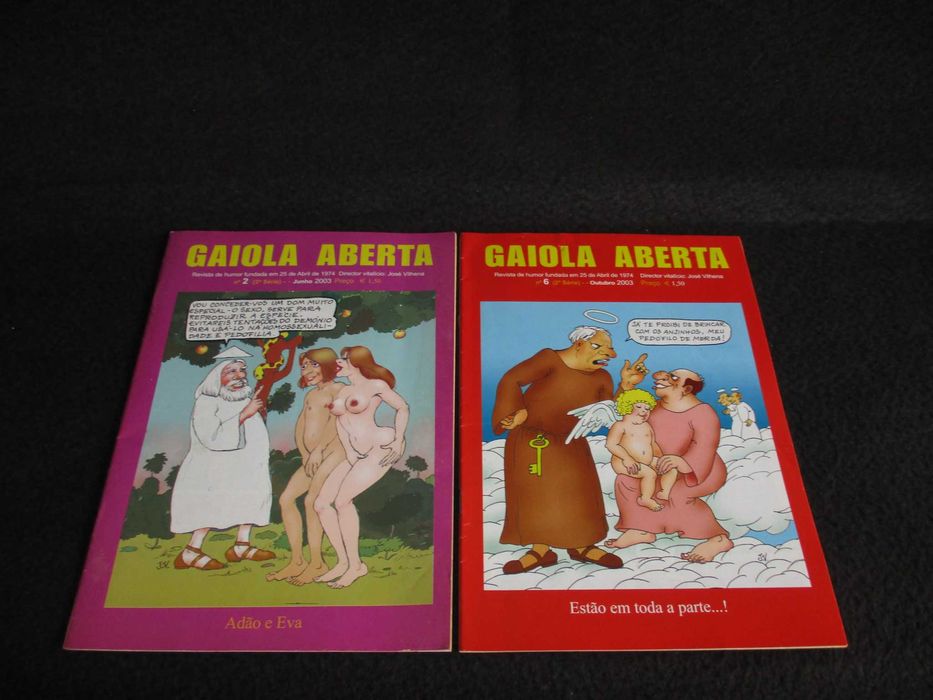 Livros Revistas Gaiola Aberta José Vilhena