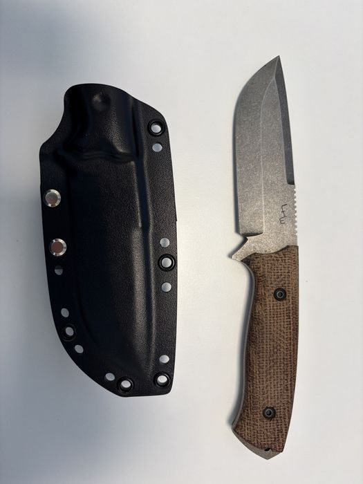 Nóż LKW Hundur Custom Micarta bushcraft survivalowy do lasu biwak do plecaka edc