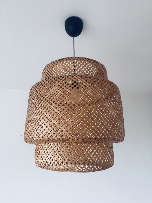 IKEA lampa bambusowa  sufitowa sinnerling 50 cm
