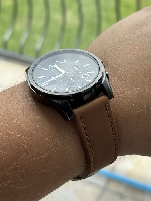 Zegarek meski Armani Exchange oryginal z pudelkiem czarny