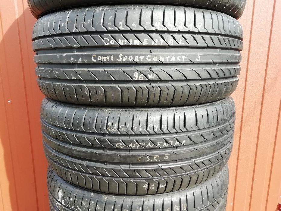 225/45 R19 92 i 96W - Continental Conti Sport Contact 5 (5 sztuk)