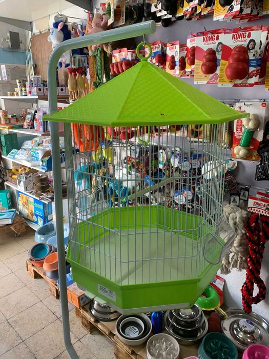 NOVO - Gaiola Cabana 55cm X 44cm (diâmetro)