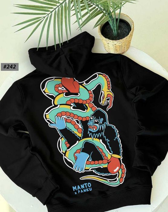 Черный • MANTO Худи • МАНТО Society • XS S M L XL