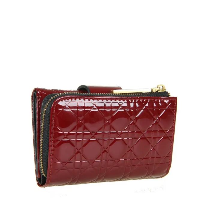 monnari portmonetka skóra naturalna czerwony