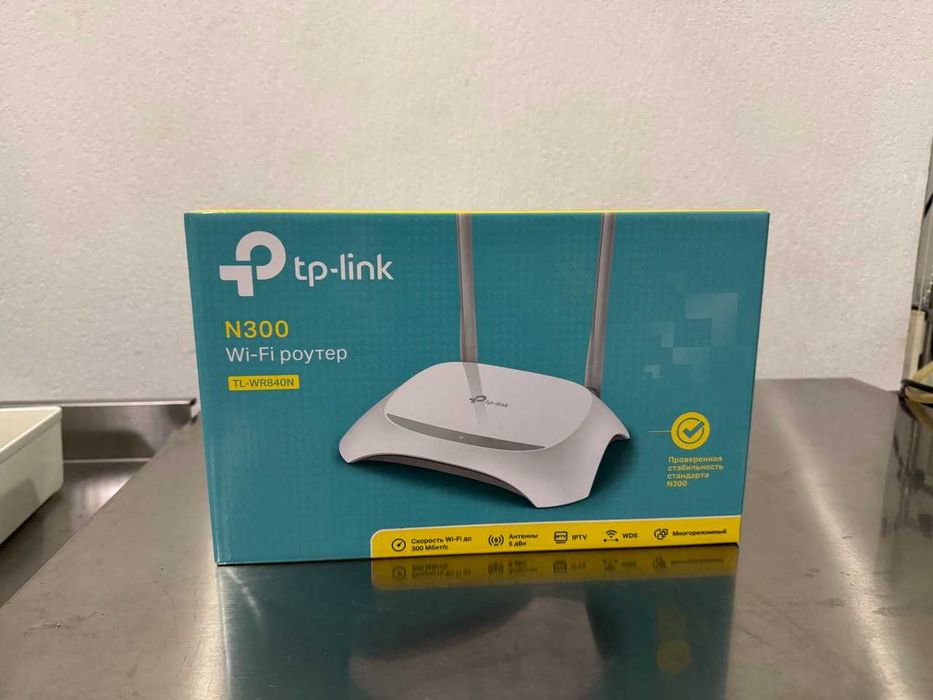 Wi-Fi роутер TP-Link N300 TL-WR840N. Маршрутизатор