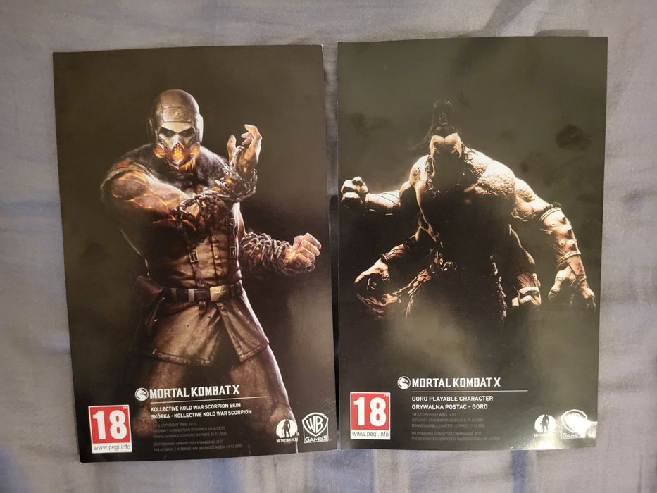 Nowe PC 2 Kody Premiowe Do Mortal Kombat X Kody Ważne Do Końca Tego R