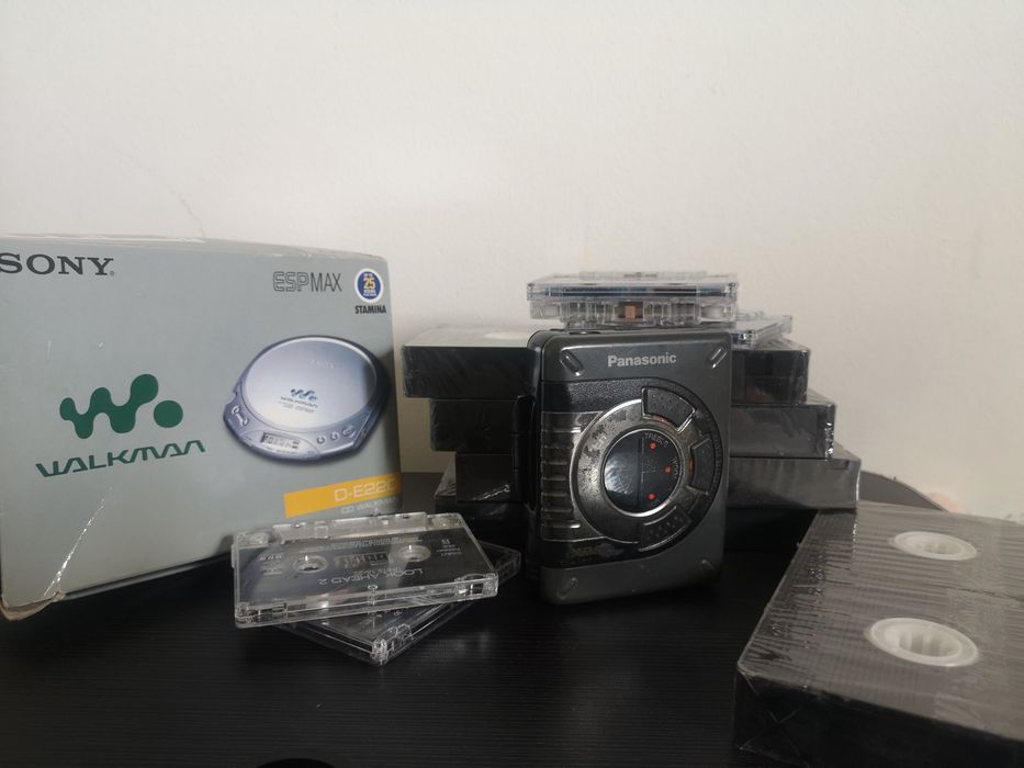 Sony walkman discman uszkodzony kasety discman panasonic