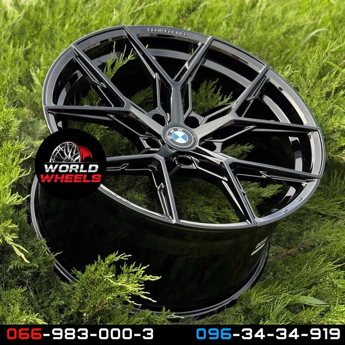 Диски R20 5x120 BMW X5 X6 E53 E70 F15 E71 F16 VOSSEN разноширокие черные ковка