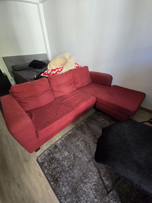 Sofá 3 lugares com chaise-long