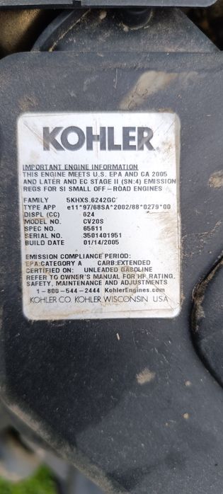 Traktorek ogrodowy kosiarka  CubCadet CC 1020  20km