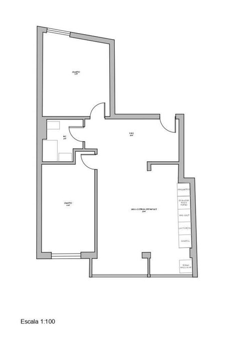 Apartamento T2 em Encosta do Sol de 65 m2