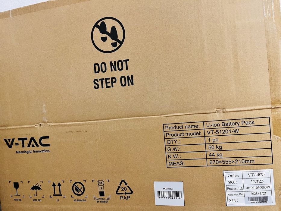 Акумулятор V-TAC VT-51201-W (Deye)