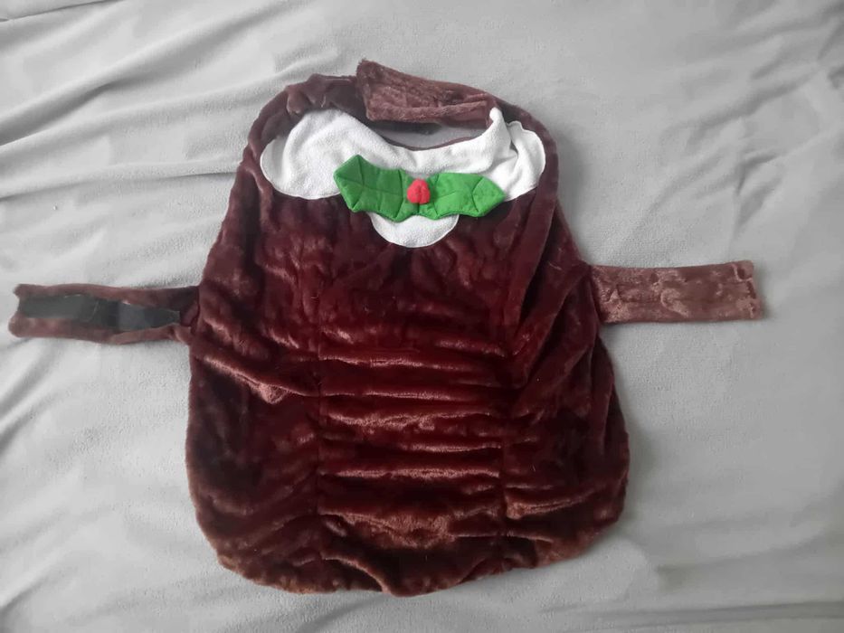 Świąteczne ubranko dla psa dużego L/XL aksamit