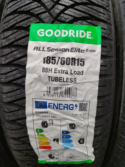 185/60R15 Goodride cztery nowe opony całoroczne