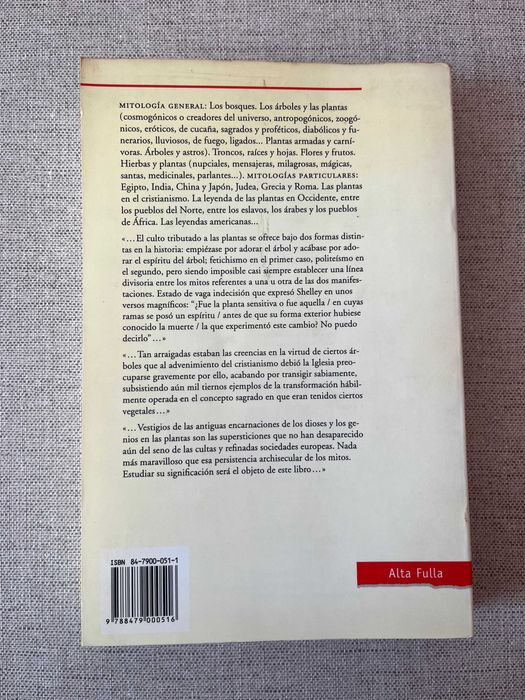 La leyenda de las plantas