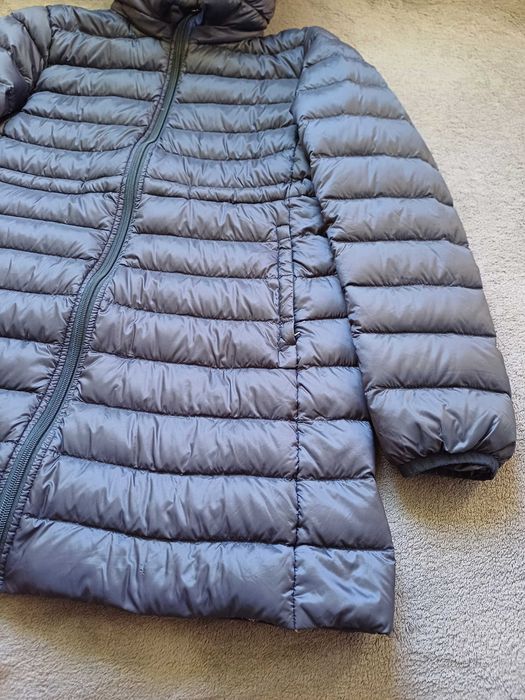 Woolrich puchowy płaszcz z kapturem rozmiar M