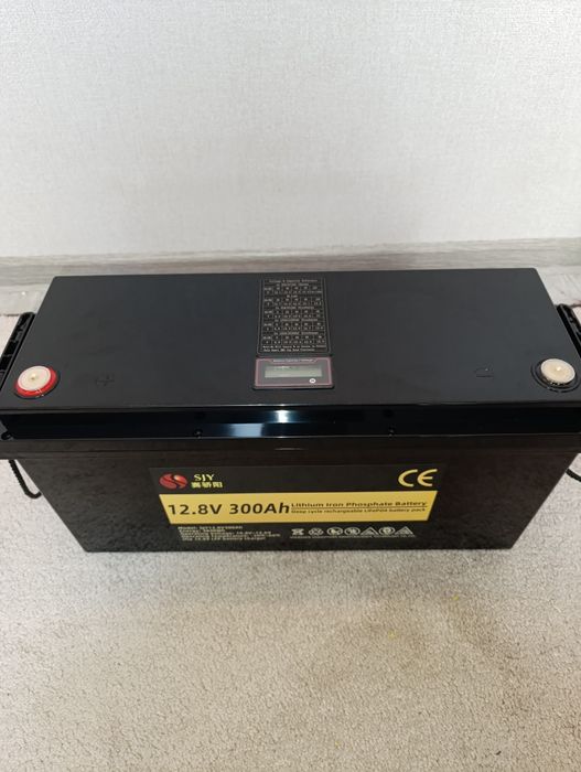 SJY LiFePO4 12V 300 Ah LCD (3840Wh) (BMS200A) акумулятор
