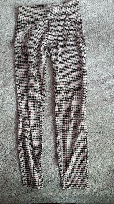 Leginsy damskie w pepitke rozmiar 36