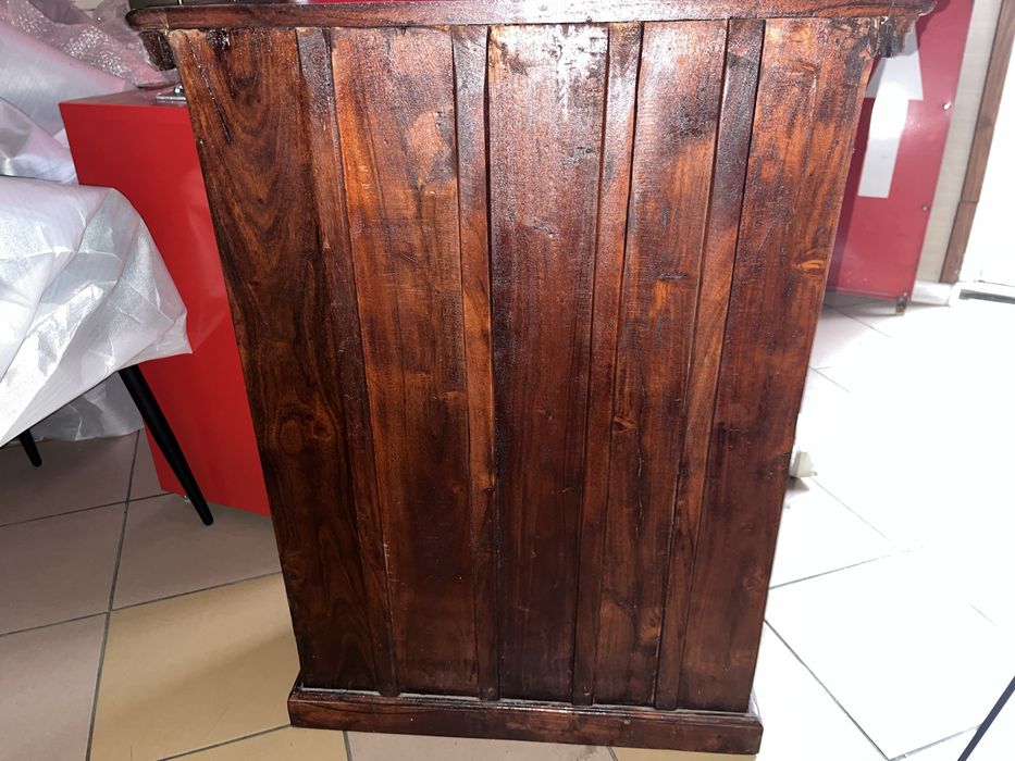 Komoda drewniana aptekarska apteczna dużo szufladek szuflad organizer