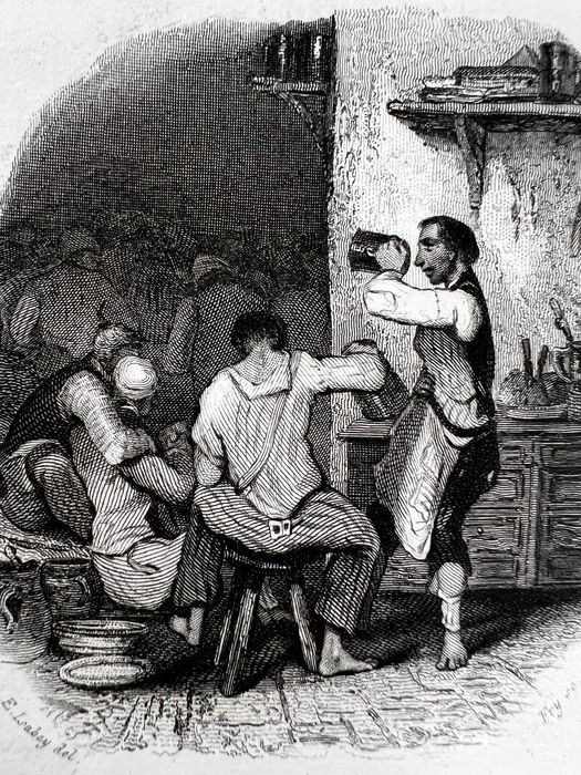 Obras completas de Pierre-Jean de Béranger, em 5 volumes. 1834