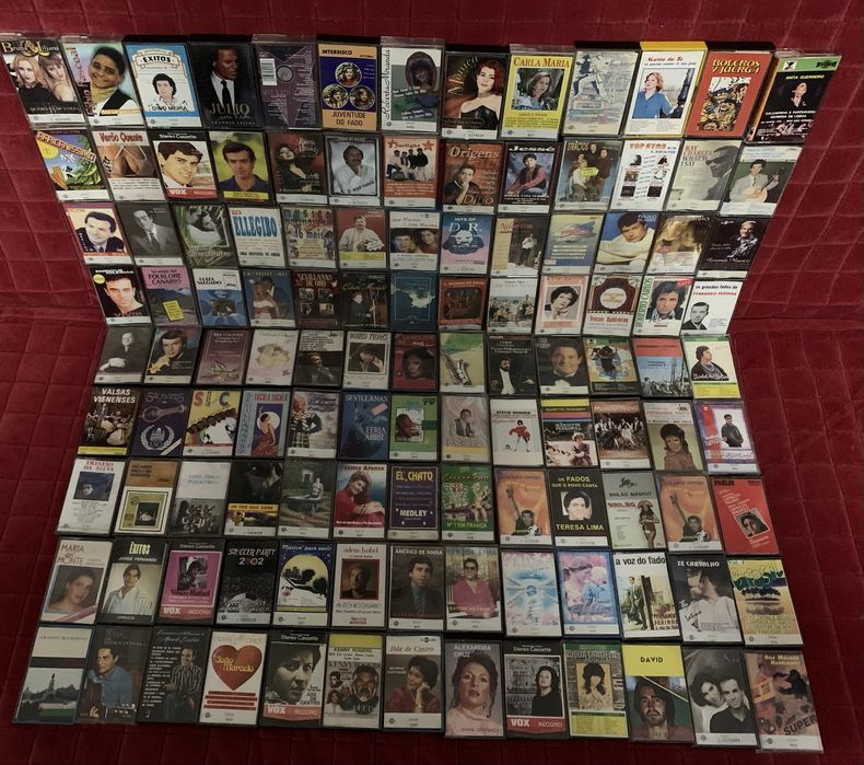 Cassetes k7 musica variada