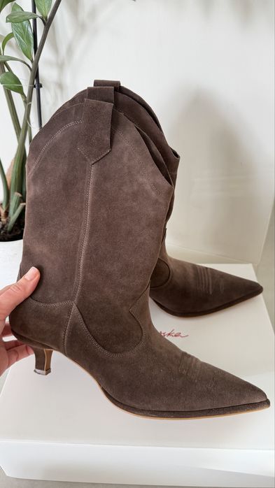 Чоботи замшеві kachorovska ателье,