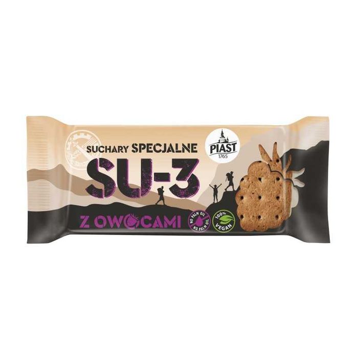 20x Suchary specjalne Piast SU-3 owoce liofilizowane - 70 g