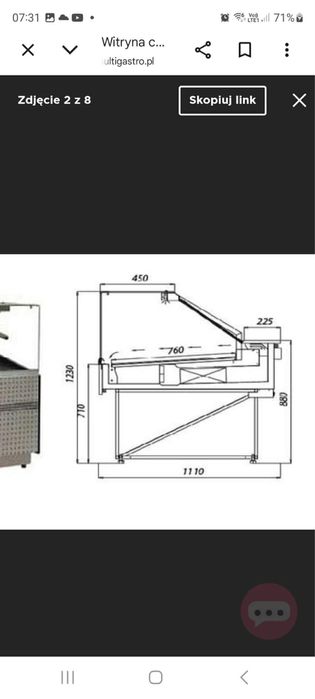 Witryna Juka Capri 125
