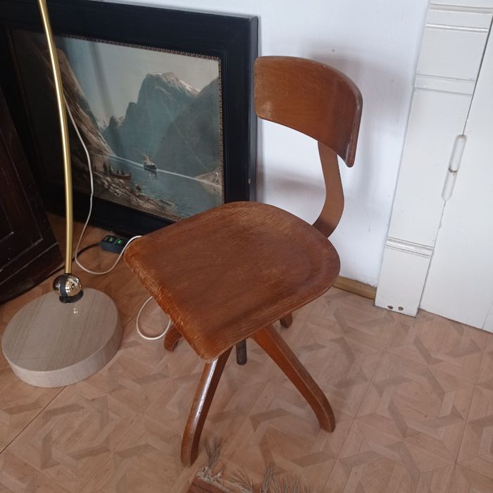 Krzesło architekta obrotowe antyk