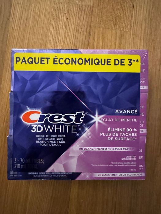 Zestaw 3 past wybielających Crest | 3D white | radiant mont