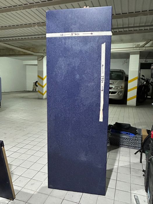 Bancada azul Corian