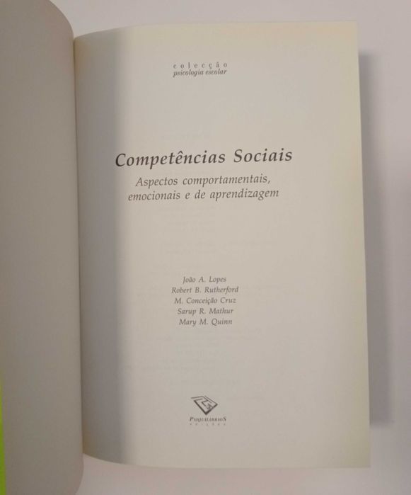 Competências Sociais, de João A. Lopes