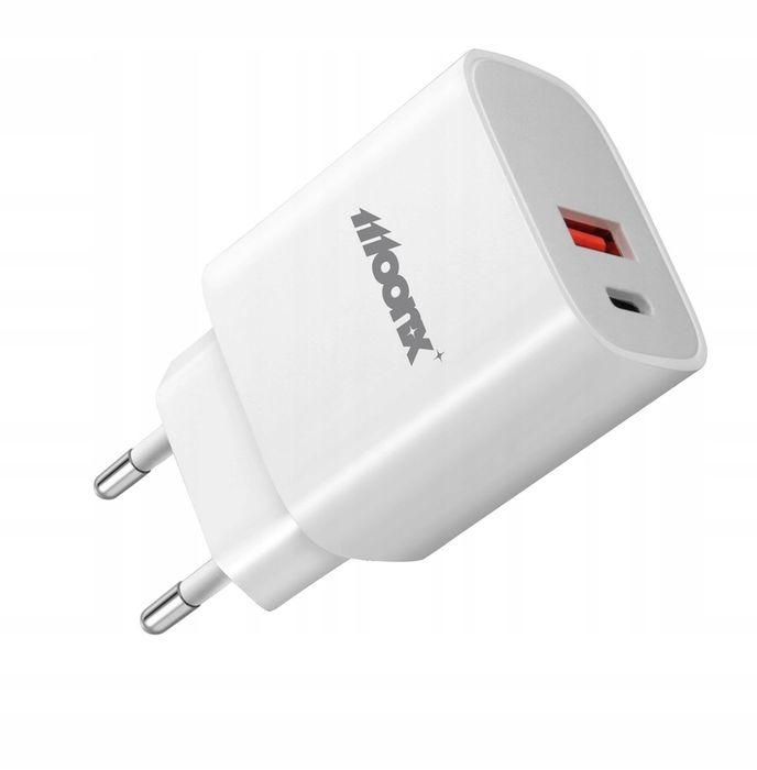 Szybka Ładowarka Sieciowa Usb I Usb-C Typ C Qc 3.0 Pd 20W + Kabel