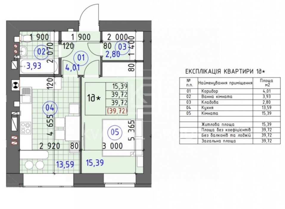 Без комісії! 1 кімнатна квартира + кладова, максимальне наповнення ЖК Continent Ray