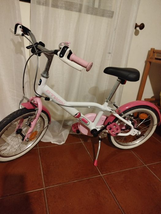 Bicicleta menina Btwin roda 16 5-8 anos